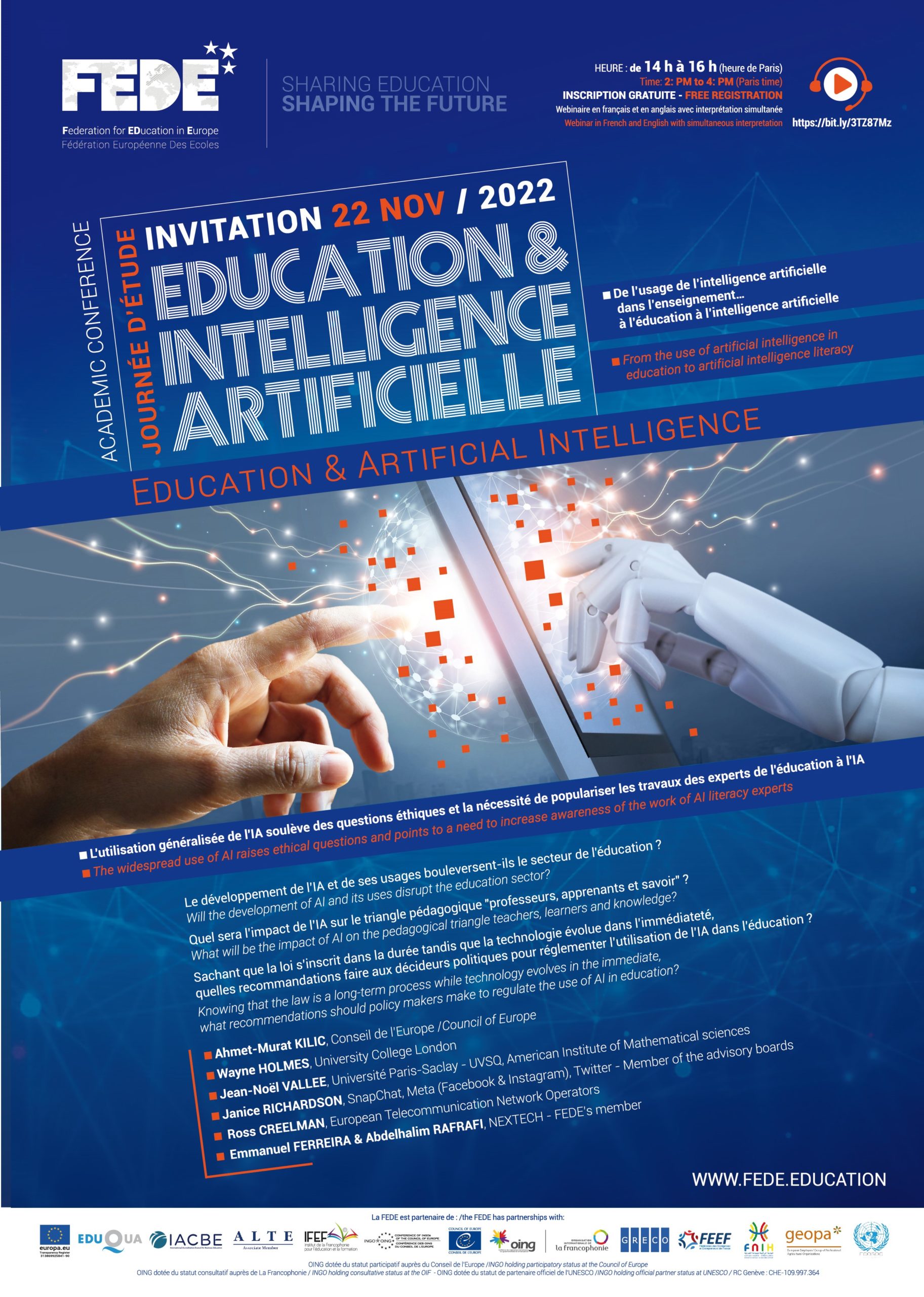 Affiche journée d’étude 2022 Academic Day Poster V2